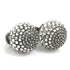 Tribal Earrings Metal and Rhinestone