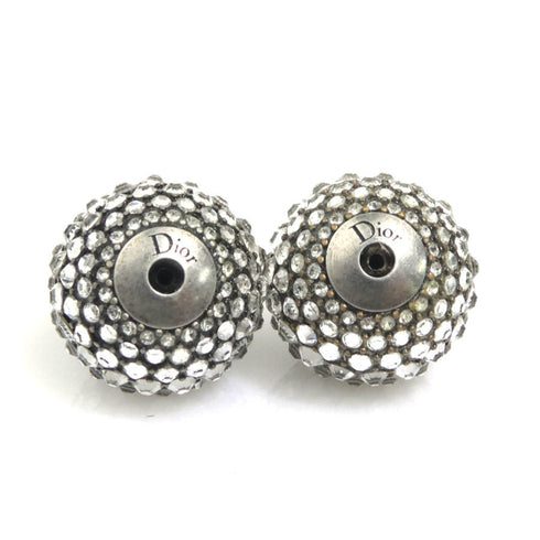 Tribal Earrings Metal and Rhinestone