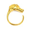 Cheval Horse Ring Metal Gold