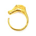 Cheval Horse Ring Metal Gold