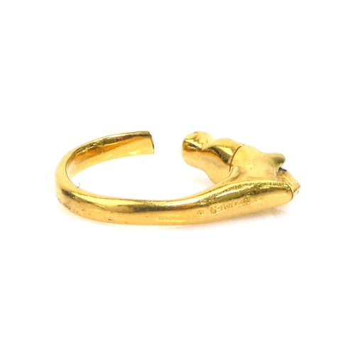 Cheval Horse Ring Metal Gold