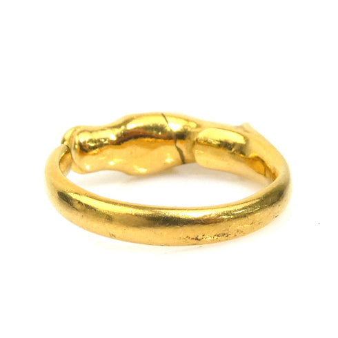 Cheval Horse Ring Metal Gold