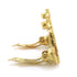 Clip-On Earrings Clip-On Gold-Tone Metal