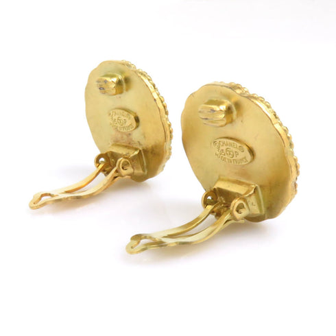 Clip-On Earrings Clip-On Gold-Tone Metal