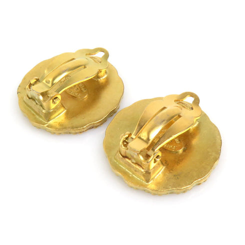 Clip-On Earrings Clip-On Gold-Tone Metal