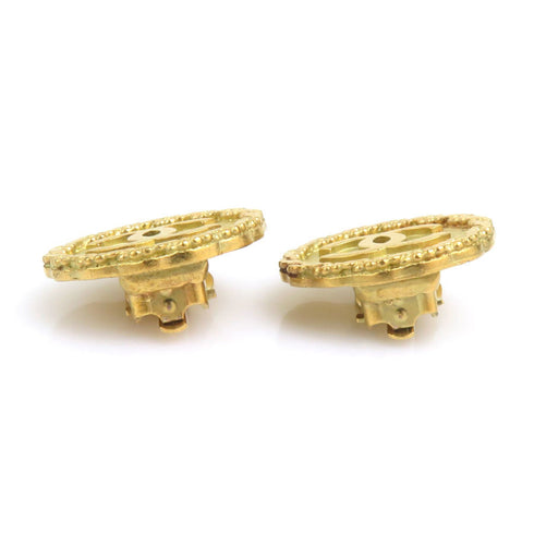 Clip-On Earrings Clip-On Gold-Tone Metal