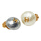 CC Logo Clip-On Earrings Gold-Tone Metal Gold-Tone Metal