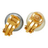 CC Logo Clip-On Earrings Gold-Tone Metal Gold-Tone Metal