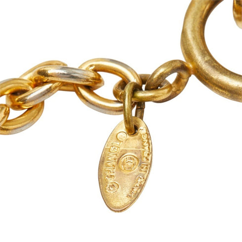 CC Logo Chain Pendant Necklace Metal