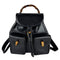 Vintage Bamboo Backpack Leather Medium