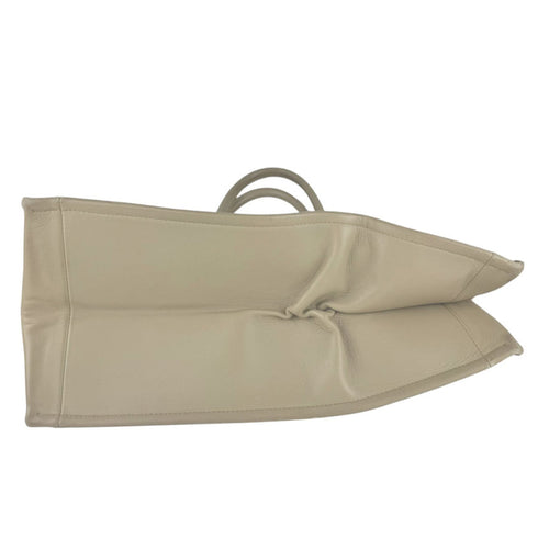 Book Tote Embossed Leather Small