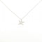 Starfish Pendant Necklace Sterling Silver