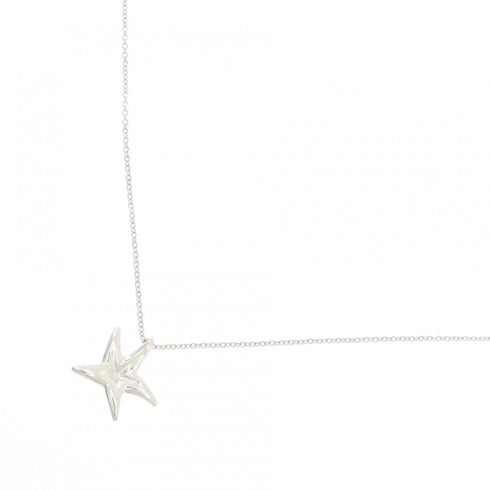 Starfish Pendant Necklace Sterling Silver