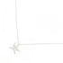 Starfish Pendant Necklace Sterling Silver