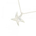 Starfish Pendant Necklace Sterling Silver