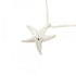 Starfish Pendant Necklace Sterling Silver
