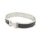 Click H Bracelet Black and Matte Silver
