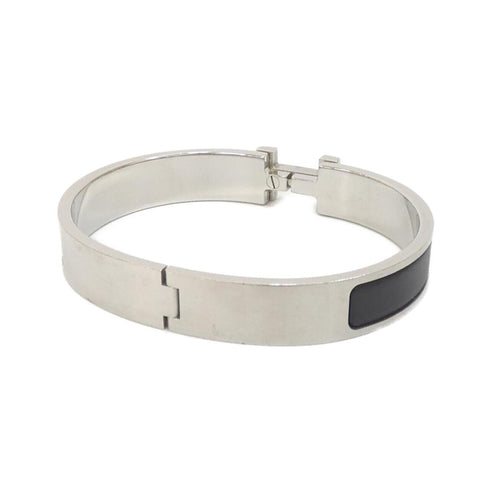 Click H Bracelet Black and Matte Silver