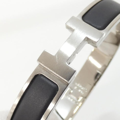 Click H Bracelet Black and Matte Silver