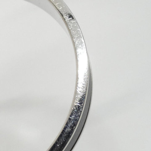 Click H Bracelet Black and Matte Silver