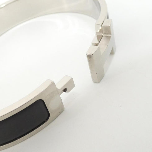 Click H Bracelet Black and Matte Silver