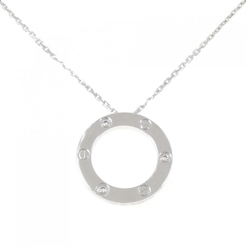 Pendant Necklace 18K White Gold With Diamond