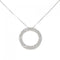 Pendant Necklace 18K White Gold With Diamond