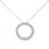 Pendant Necklace 18K White Gold With Diamond