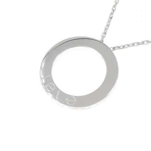 Pendant Necklace 18K White Gold With Diamond
