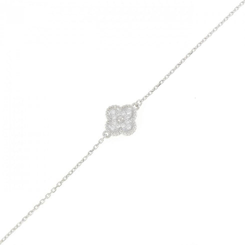 Sweet Alhambra Bracelet 18K White Gold