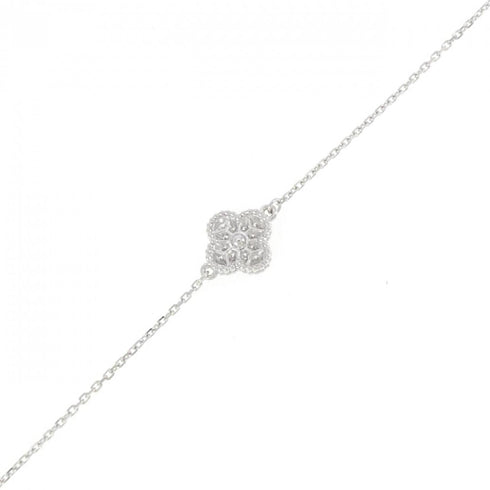 Sweet Alhambra Bracelet 18K White Gold