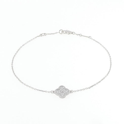 Sweet Alhambra Bracelet 18K White Gold