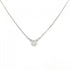 Elsa Peretti Diamonds By The Yard Pendant Necklace Sterling Silver and Diamond
