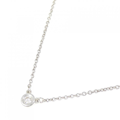 Elsa Peretti Diamonds By The Yard Pendant Necklace Sterling Silver and Diamond