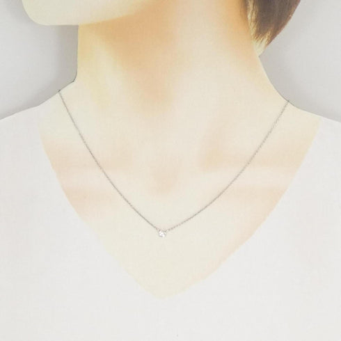 Elsa Peretti Diamonds By The Yard Pendant Necklace Sterling Silver and Diamond