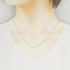 Elsa Peretti Diamonds By The Yard Pendant Necklace Sterling Silver and Diamond