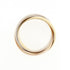 Vendome Louis Cartier Band Ring 18K Tricolor Gold