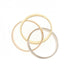 Vendome Louis Cartier Band Ring 18K Tricolor Gold