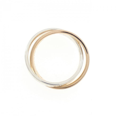 Ring 18K Rose Gold and Sterling Silver