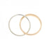 Ring 18K Rose Gold and Sterling Silver