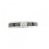 Band Ring Ceramic and 18K White Gold with Diamond
