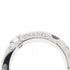 Band Ring Ceramic and 18K White Gold with Diamond