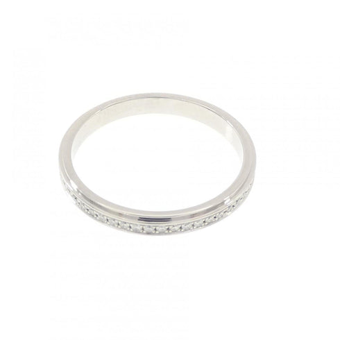 Damour Ring Platinum with Diamond