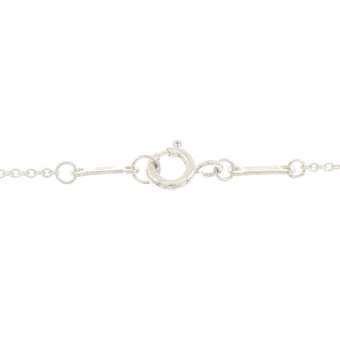 Open Teardrop Pendant Necklace Sterling Silver