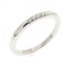 Band Ring Platinum with Diamond