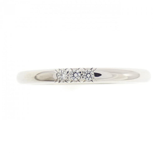 Band Ring Platinum with Diamond