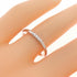 Band Ring Platinum with Diamond