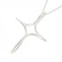 Infinity Cross Pendant Necklace Sterling Silver