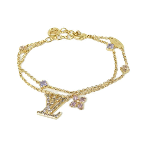 Bracelet Gold and Pink and Purple LV