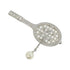 Brooch Silver-Tone Metal